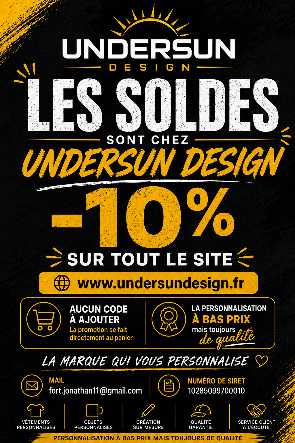 LES SOLDES D'ÉTÉ SONT LÀ CHEZ UNDERSUN DESIGN ! - Undersun Design