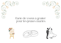 Carte Personnalisée avec étiquette à gratter – Révélez un Message Caché