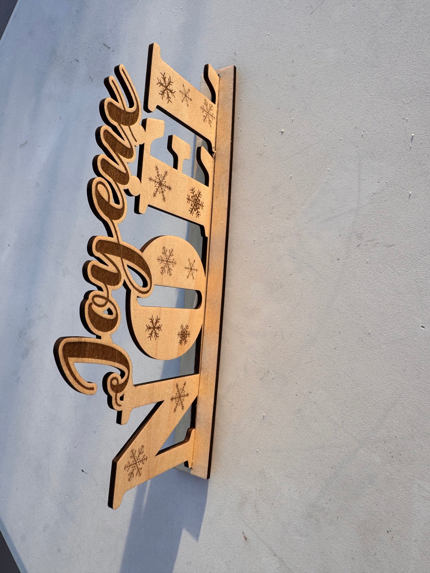 🎄 Centre de table « Joyeux Noël » fabrication artisanale