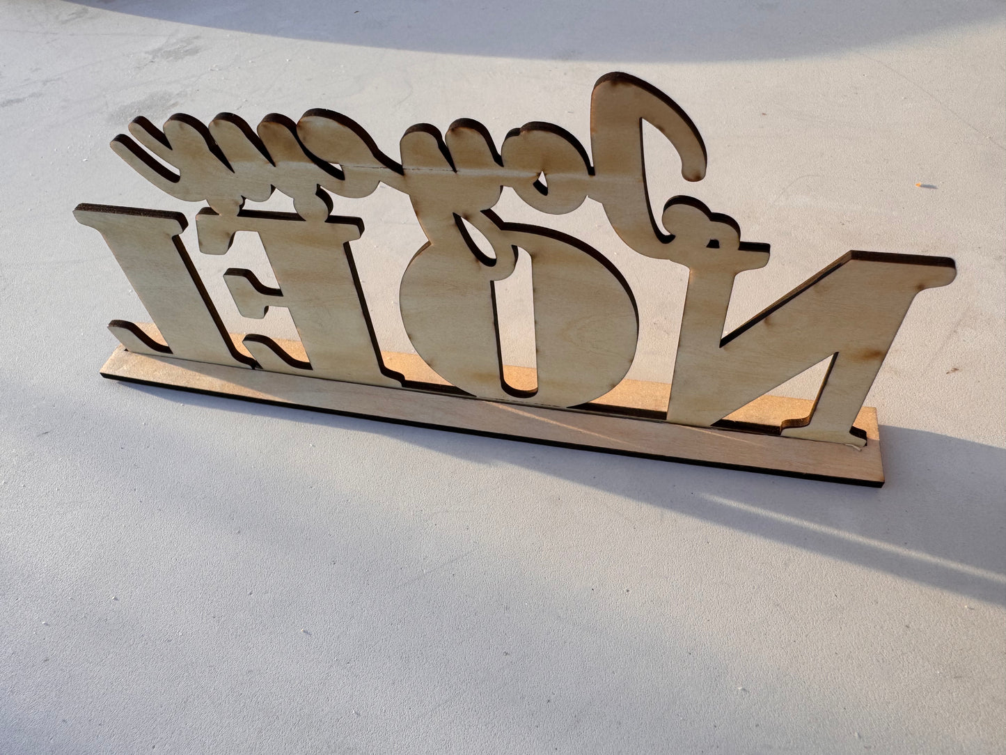 🎄 Centre de table « Joyeux Noël » fabrication artisanale