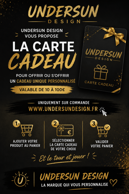 Carte cadeau Undersun Design - Undersun Design