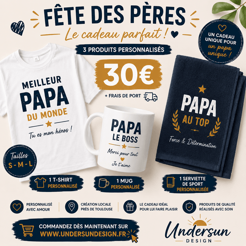 Coffret fête des pères - Undersun Design
