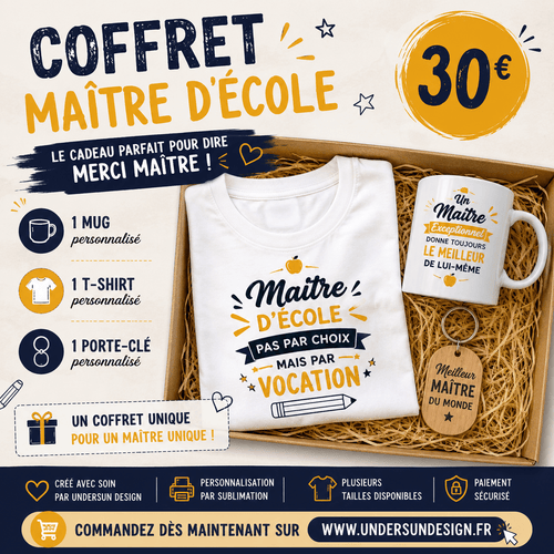 Coffret pour les maîtres d'école - Undersun Design