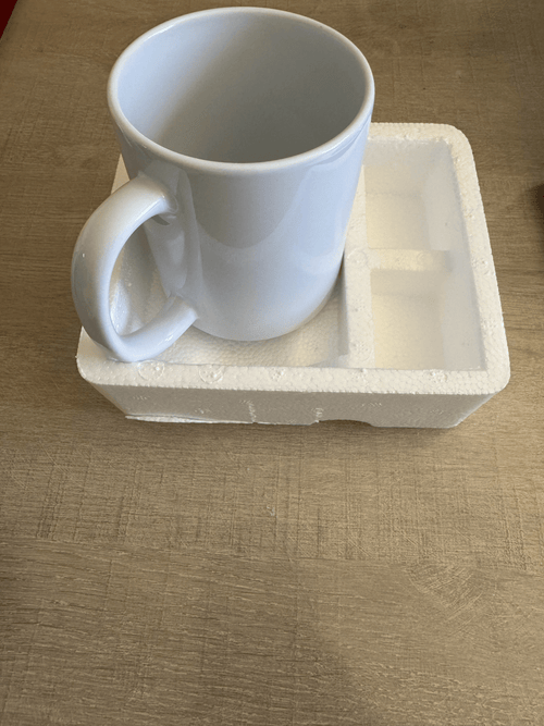 Mug blanc en céramique brillant personnalisable - Undersun Design